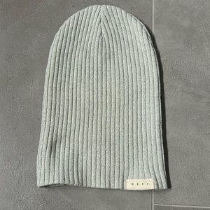 NEFF cream sparkly long beanie